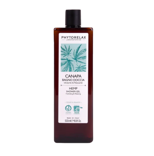 Phytorelax – douchegel (badschuim) met biologische hennepzaadolie