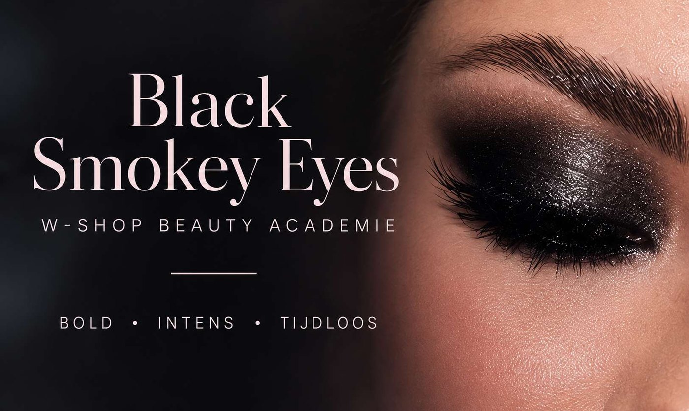 Beauty Academy 9 Workshop black smokey eyes bij W-Shop Beauty Academie