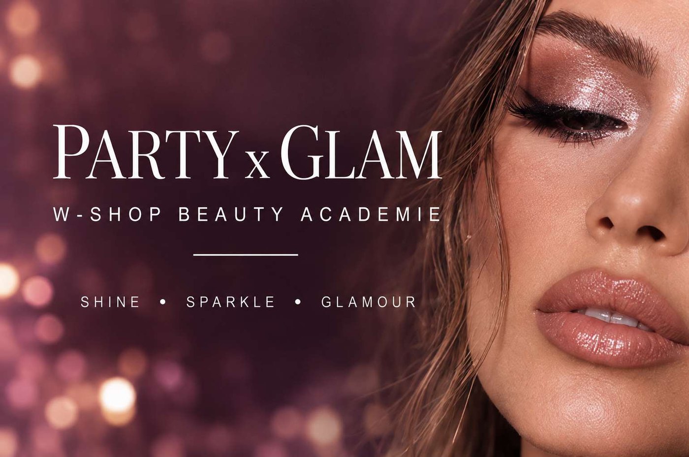 Beauty Academy 10 Workshop party glam bij W-Shop Beauty Academie
